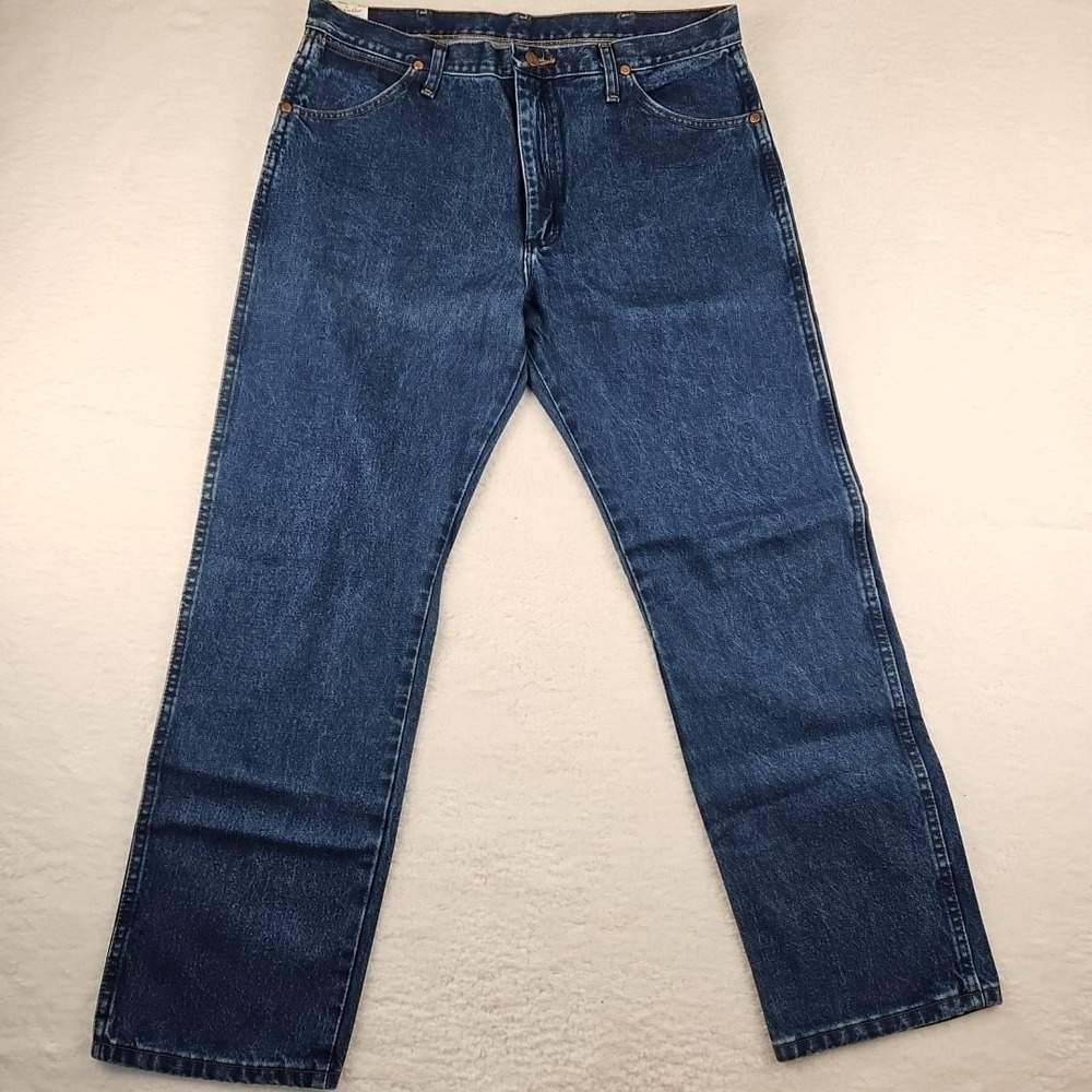 Rigid Wrangler Cowboy Cut 13MWZ Original Fit Jeans Indigo Mens 36x30